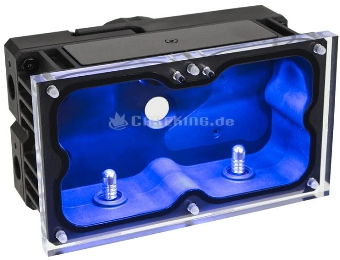Monsoon Series Two D5 Basic Dual 5.25 Reservoir - matt schwarz