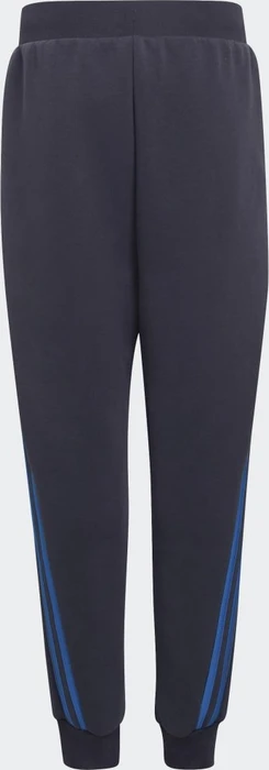 adidas Future Icons 3-Streifen Tapered-Leg Trainingshose lang shadow navy/bright blue (Junior)