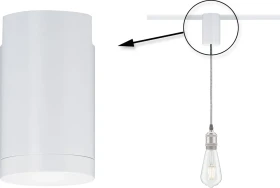 Paulmann URail Schienensystem-Komponente Pendel-Adapter universal reinweiß