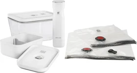 Zwilling Fresh & Save Mix /Lunchbox M/Glas Starter-Set Vakuumier-Stick, 7-tlg.