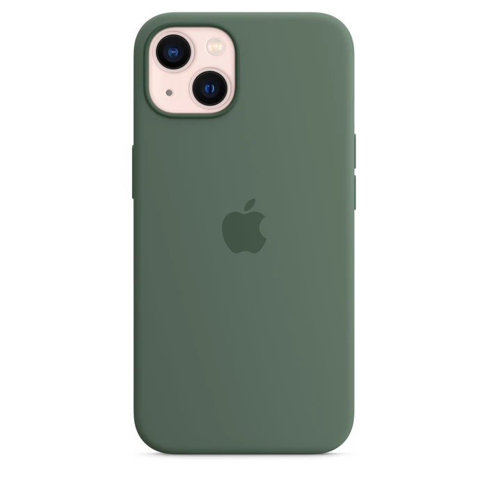 Apple Silikon Case mit MagSafe für iPhone 13 Eukalyptus