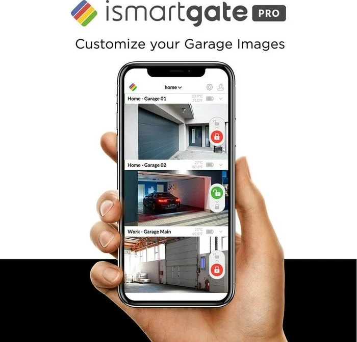 Remsol ismartgate PRO Garage Kit, Garagentorsteuerung, Set