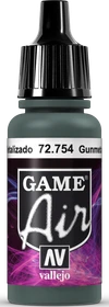 Vallejo Game Air rev.1 gunmetal, 17ml
