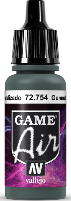Vallejo Game Air rev.1 gunmetal, 17ml