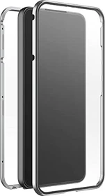 Black Rock 360° Glass Case für Samsung Galaxy S22 silber