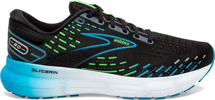 Brooks Glycerin 20 black/hawaiian ocean/green (Herren)