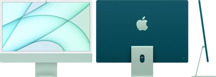 Apple iMac 24", grün, M1 - 8 Core CPU / 8 Core GPU, 16GB RAM, 256GB SSD, 1Gb LAN [2021]
