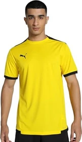 Puma teamLIGA Funktionsshirt kurzarm cyber yellow/puma black (Herren)