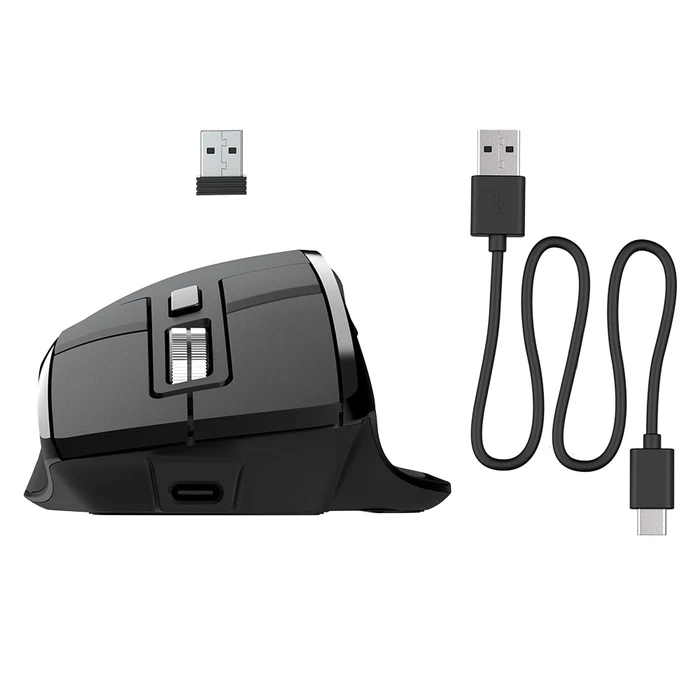 JLab Epic Wireless Mouse, schwarz, USB/Bluetooth