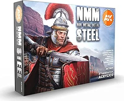AK-Interactive 3rd Gen Acrylic Colors Non Metallic Metal Steel Farbset, 6-tlg.