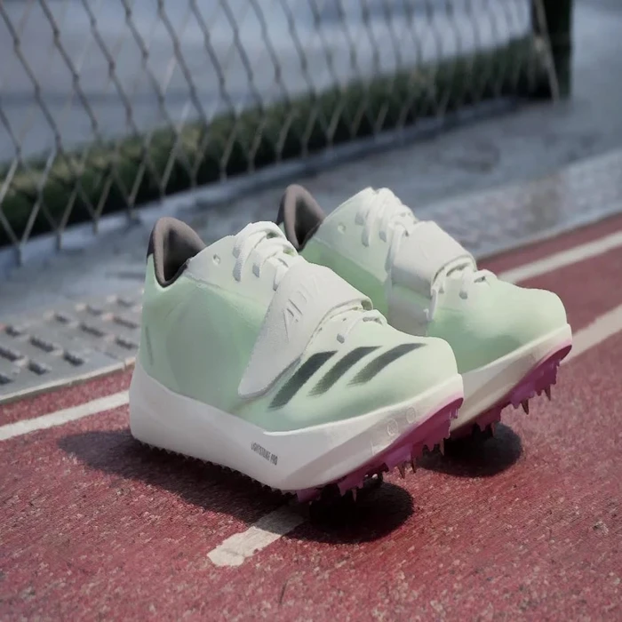 adidas Adizero TJ/PV cloud white/core black/green spark