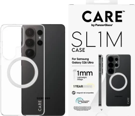 PanzerGlass Care SL1M Case Transparent w. Qi für Samsung Galaxy S26 Ultra