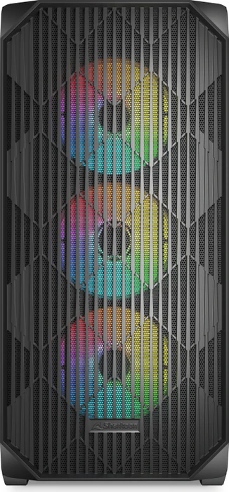 Sharkoon AK3 RGB Black, Glasfenster