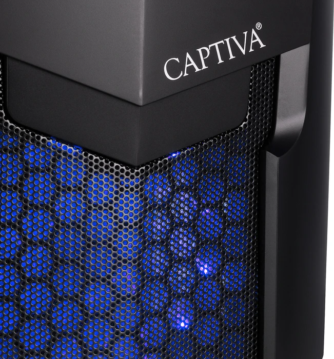 Captiva Gaming G9IG 19V4, Core i7-9700F, 8GB RAM, 240GB SSD, 1TB HDD, GeForce GTX 1660