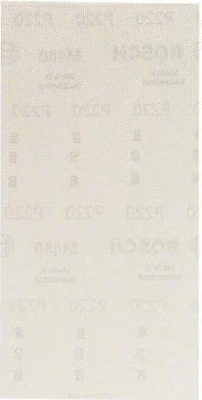 Bosch Professional M480 Best for Wood and Paint Gewebeschleifblatt K220, 115x230mm, 50 Stück
