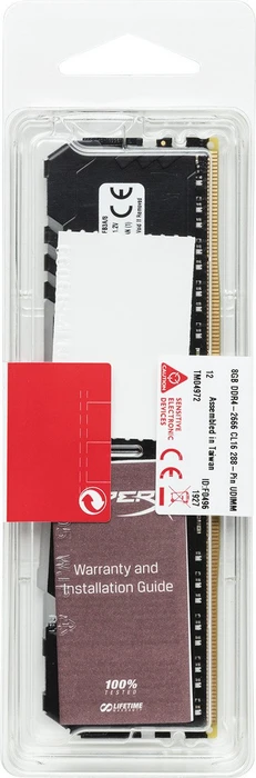 Kingston FURY RGB UDIMM 16GB Kit, DDR4-3200, CL16-18-18, 1RX8