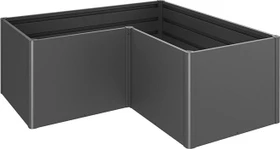 Biohort Hochbeet L 201x201cm dunkelgrau-metallic