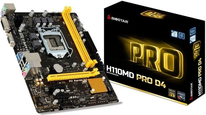 Biostar H110MD Pro D4 (Intel 1151)