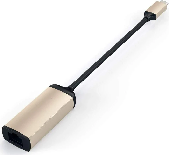 Satechi Gigabit Ethernet Adapter LAN-Adapter, gold, USB-C 3.0 [Stecker]