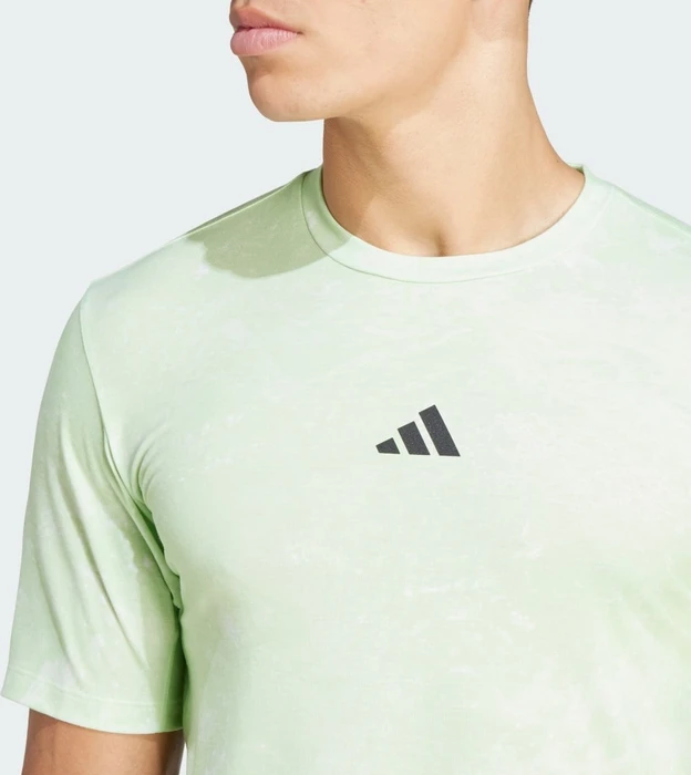 adidas Power Workout Funktionsshirt kurzarm semi green spark (Herren)