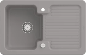 Villeroy & Boch Condor 45 Einbau Becken reversibel mit Ablauffernbedienung fossil