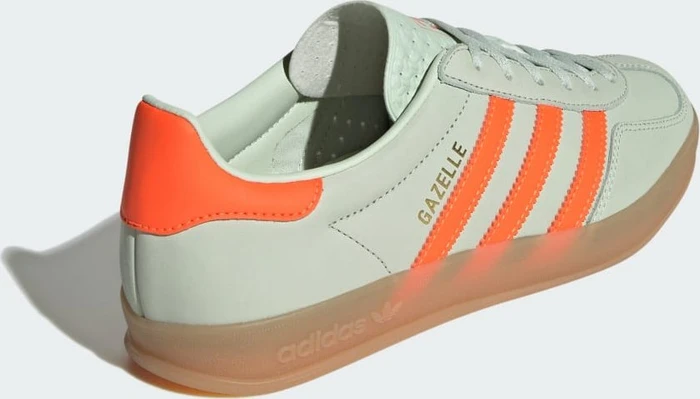 adidas Gazelle Indoor linen green/solar orange/gum