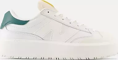New Balance CT302 white/vintage teal/maize