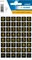 Herma Zahlenetiketten 0-9, 13x13mm, gold/schwarz, 2 Blatt (96 Etiketten) Vorschaubild