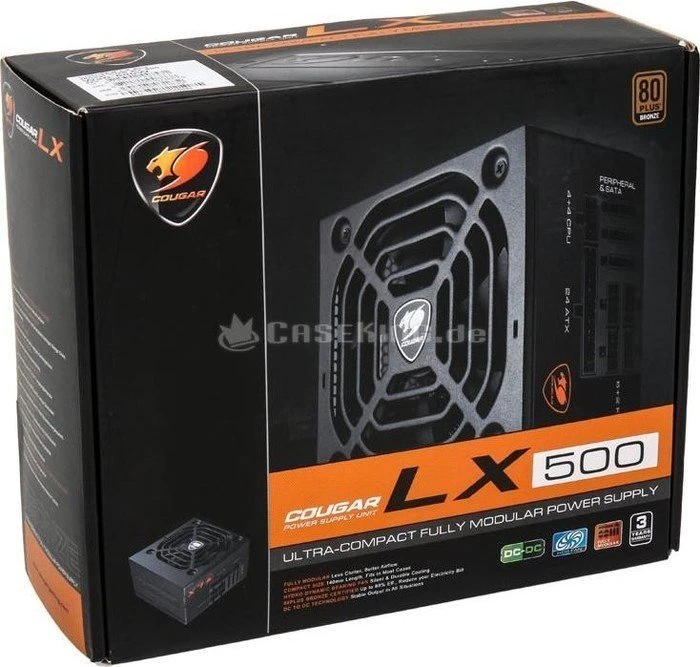 Cougar LX500 500W, ATX 2.4