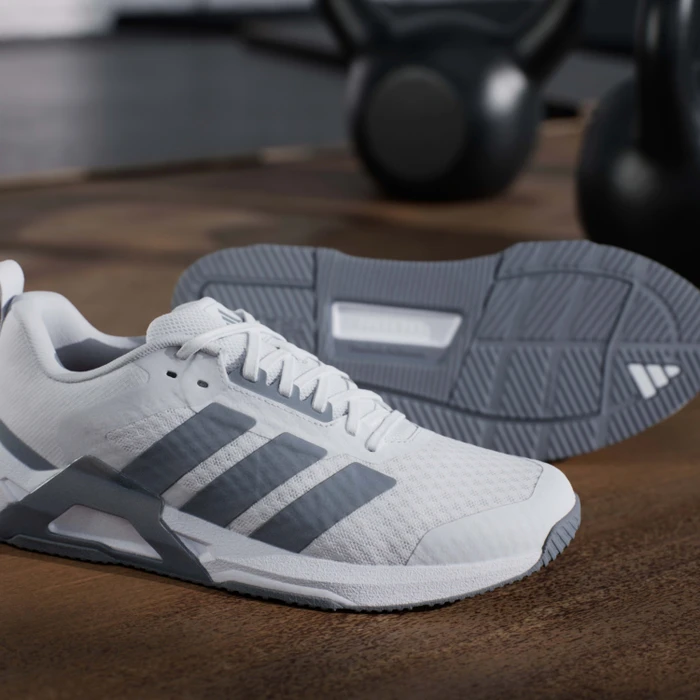 adidas Dropset Control cloud white/grey/lucid red (Damen)