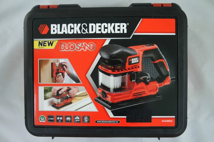 Black&Decker KA330EKA Duosand Elektro-Schwingschleifer inkl. Koffer