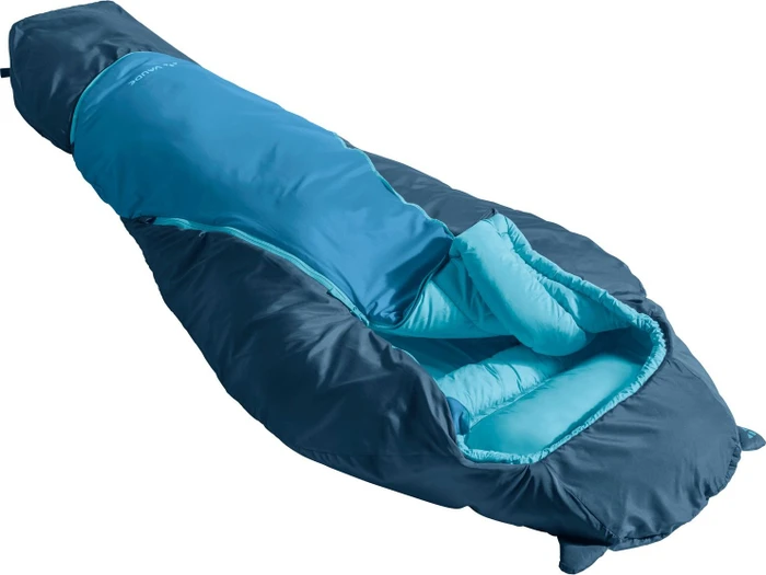 Vaude Alpli Adjust 400 Mumienschlafsack baltic sea (Junior)