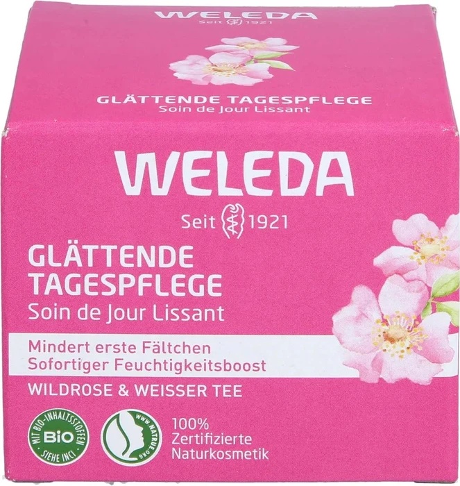 Weleda Wildrose & Weißer Tee glättende Tagespflege, 40ml