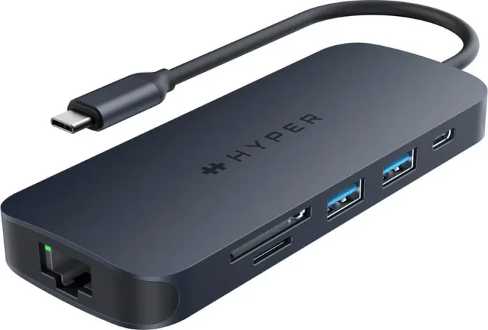 Hyper HyperDrive Next 8-Port USB-C Hub, blau, USB-C 3.1 [Stecker]
