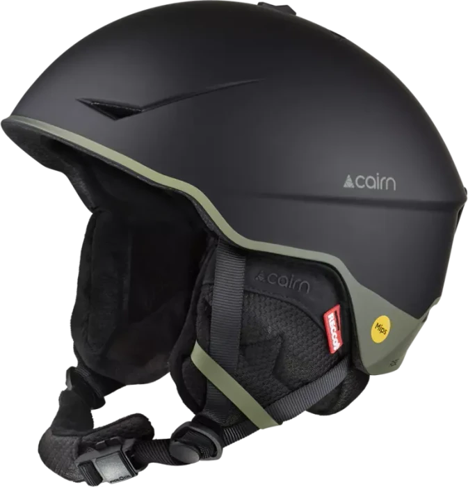 Cairn Rise MIPS Helm mat black/khaki