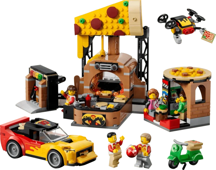 LEGO City - Pizza-Liefererlebnis mit Fahrzeugen