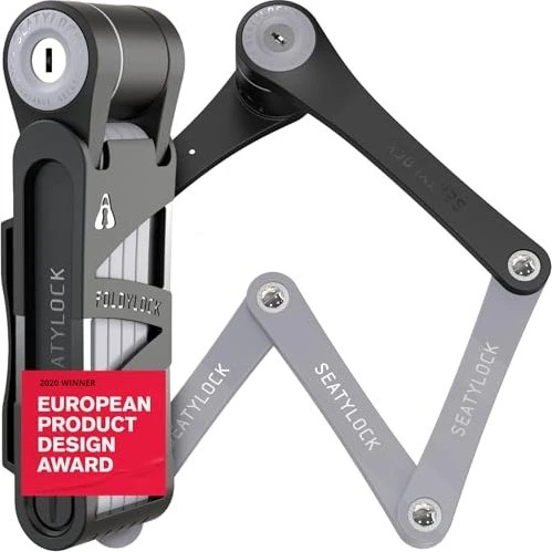 Seatylock Foldylock Compact Faltschloss, Schlüssel grau