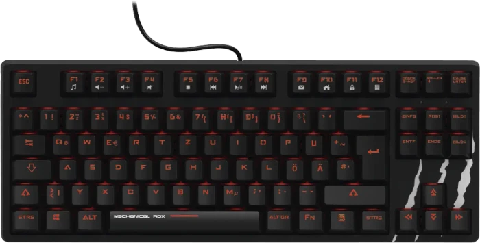 Hama uRage M3chanical RDX Slim-Size Gaming Keyboard, USB, DE