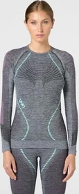 UYN Ambytion Melange Funktionsshirt langarm black melange/pink/aqua (Damen)