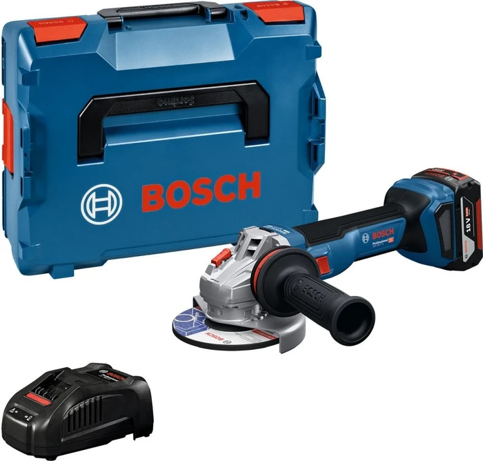 Bosch Professional GWS 18V-11 S Akku-Winkelschleifer inkl. L-Boxx + Akku 5.0Ah