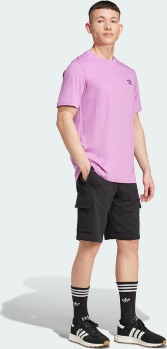 adidas Trefoil Essentials T-Shirt kurzarm preloved purple (Herren)