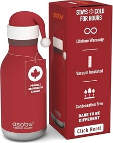 Asobu Bestie Isolierflasche 473ml santa