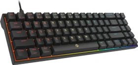 Drevo Calibur V2 TE PC/Mac, LEDs RGB, schwarz, Gaote Outemu BROWN, USB, DE