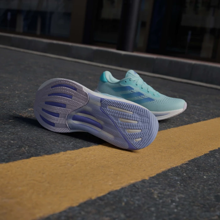 adidas Supernova Rise semi flash aqua/cobalt blue/blue spark met. (Damen)