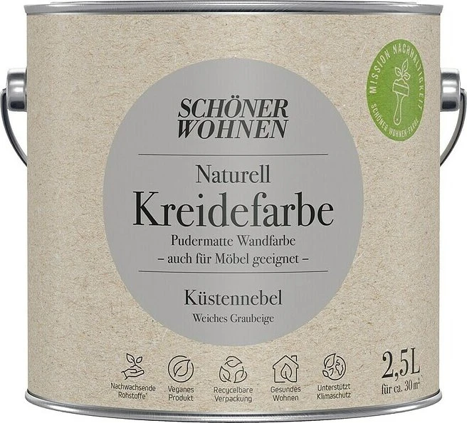 Schöner Wohnen Naturell Kreidefarbe