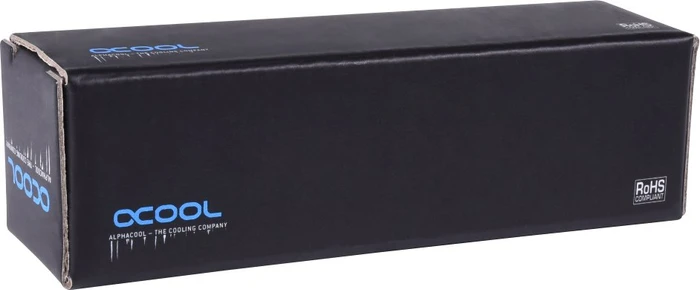 Alphacool ES Schnellverschluss Kupplung Set PushIn Industry Version G1/4" IG/IG Schottverschraubung, schwarz