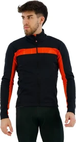 Castelli Mortirolo VI Fahrradjacke light black/fiery red (Herren)