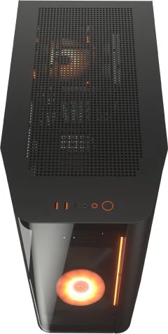 Cougar FV270 RGB, schwarz, Glasfenster