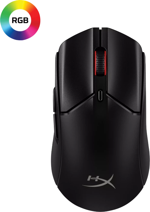 HP HyperX Pulsefire Haste 2 Wireless schwarz, USB/Bluetooth