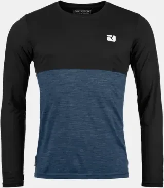 Ortovox 150 Cool Logo Funktionsshirt langarm black raven (Herren)